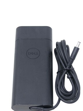 Dell Black AC Adapter with Attached DC Cable